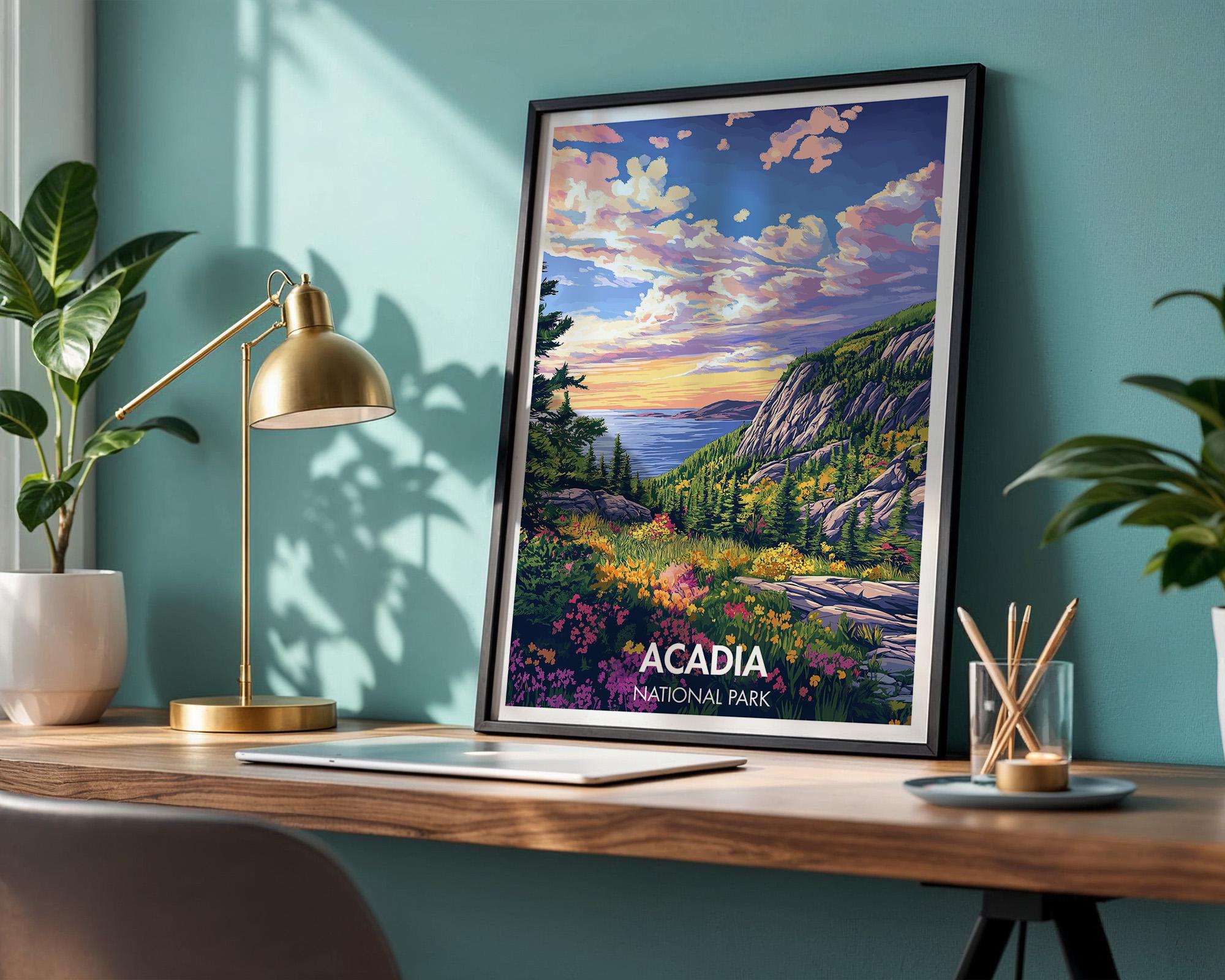 Acadia National Park Poster