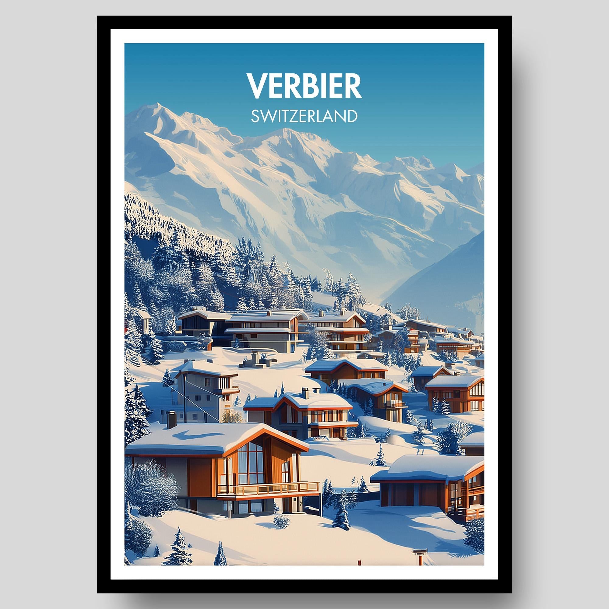 Verbier Ski Resort Poster