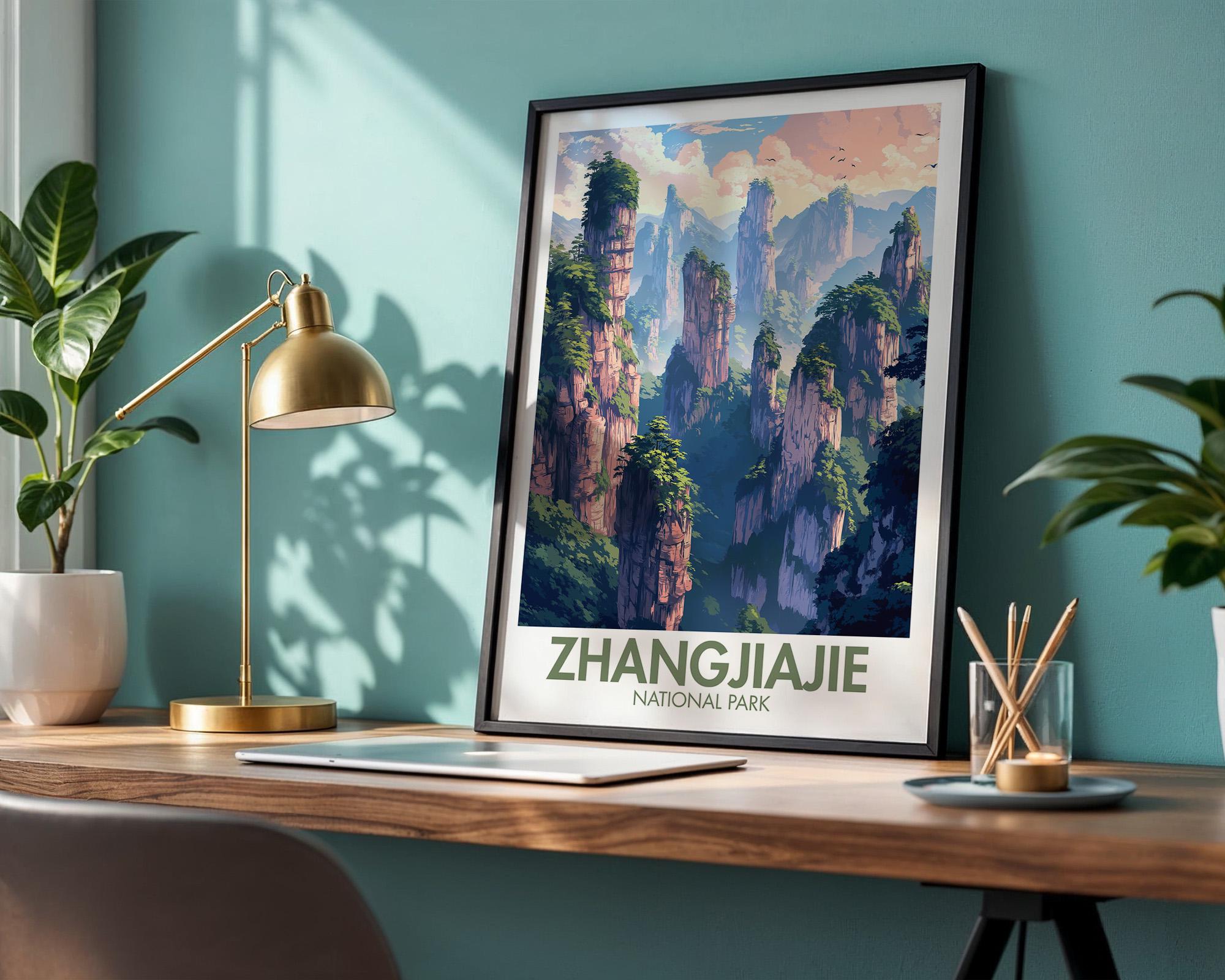 Zhangjiajie National Park Poster