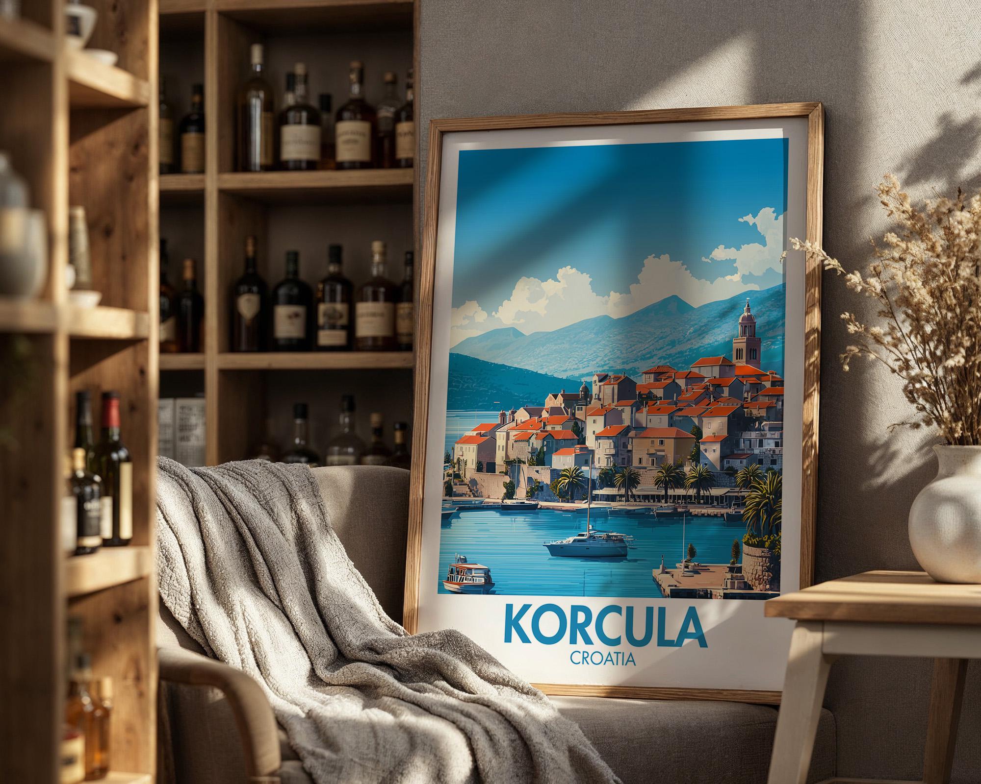 Korcula Poster