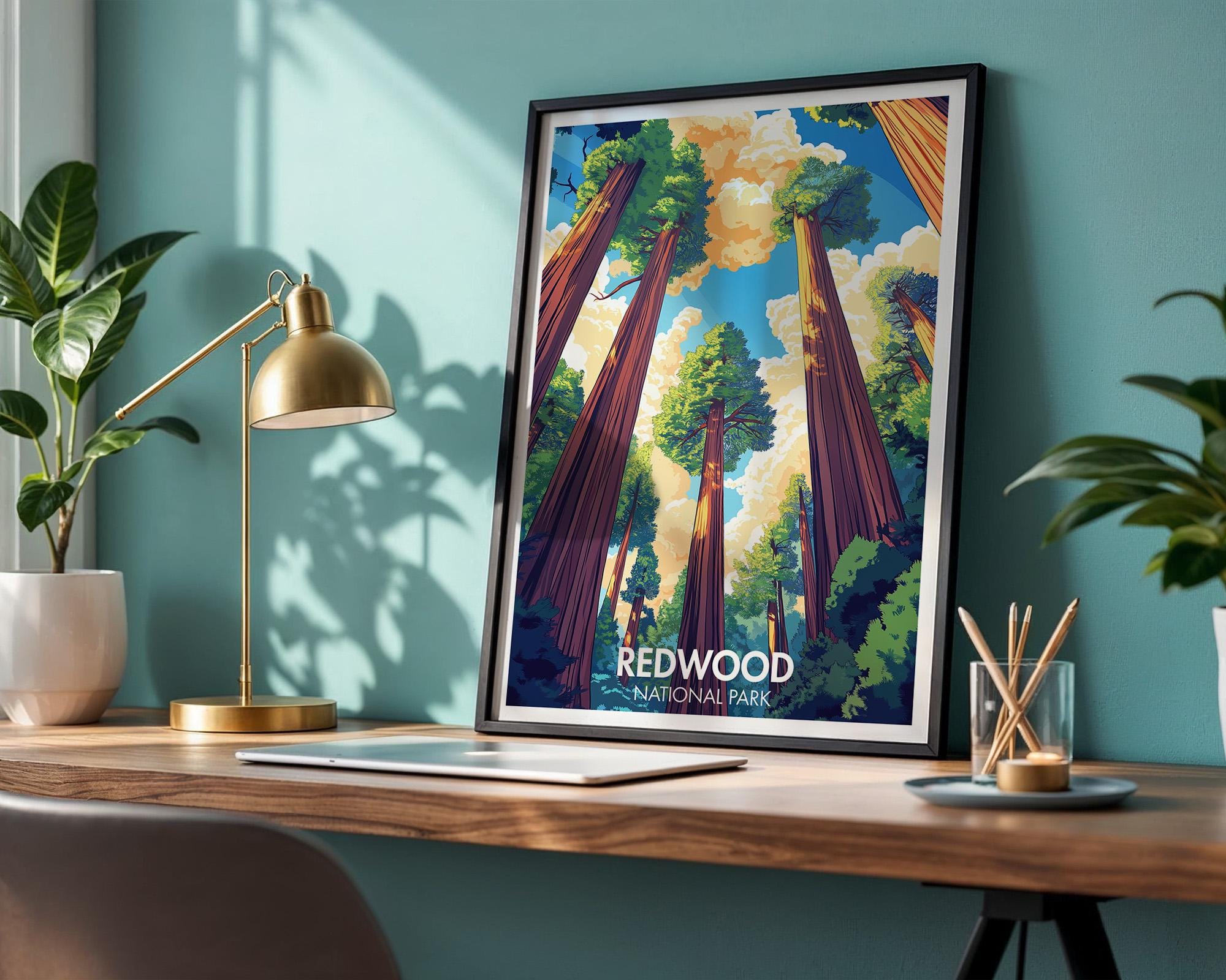 Redwood National Park Poster