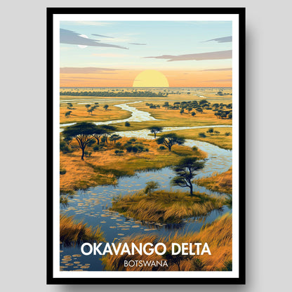 Okavango Delta Poster