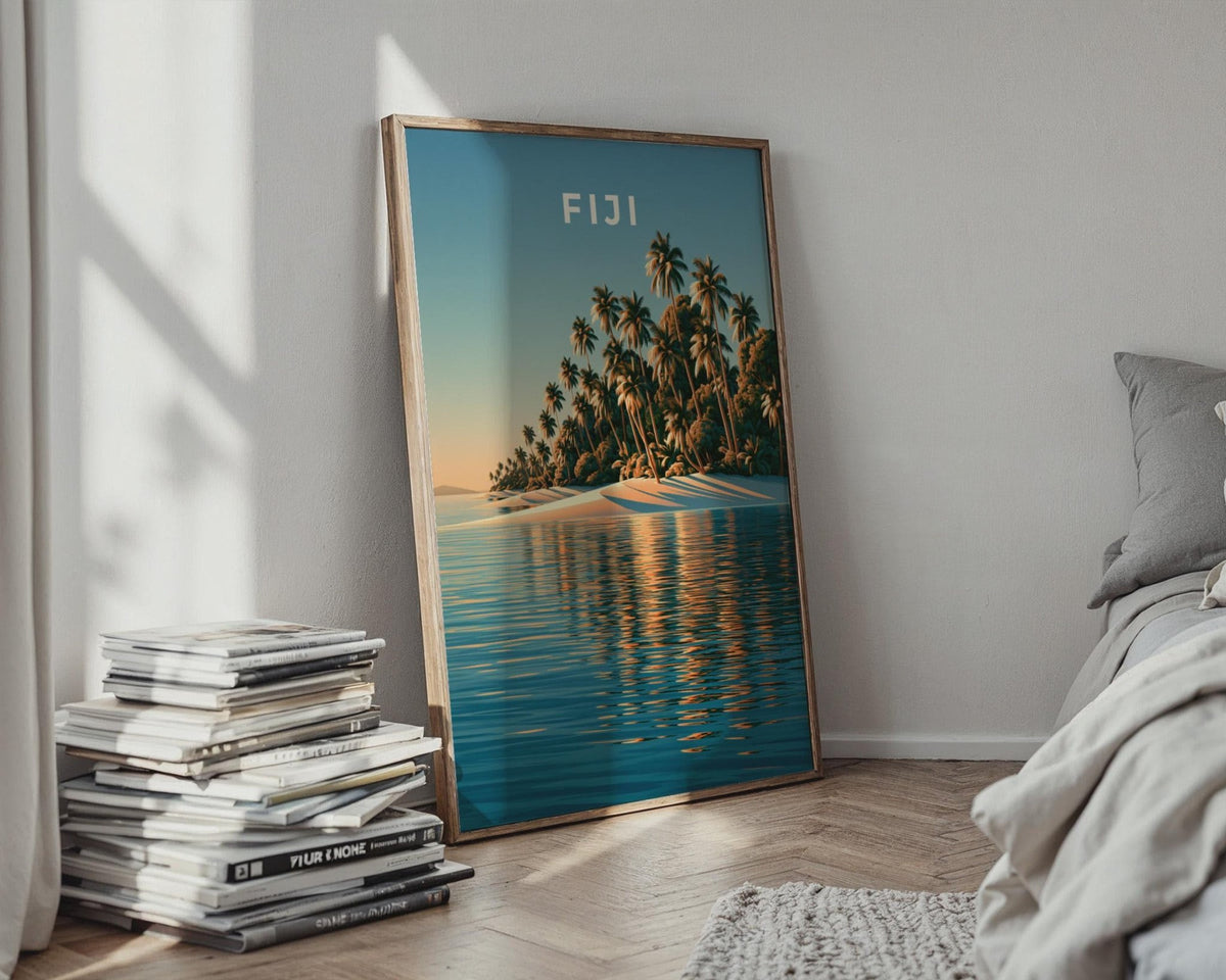 Fiji Poster Tropical Wall Art - WanderWall