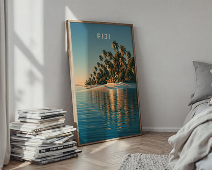 Fiji Poster Tropical Wall Art - WanderWall