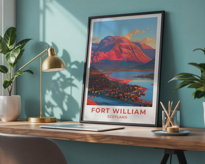 Fort William Poster - WanderWall