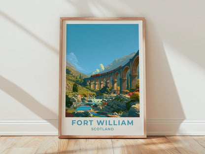 Fort William Poster - WanderWall