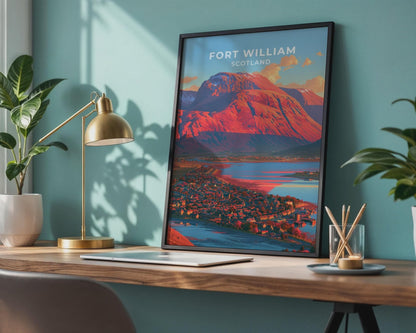 Fort William Poster - WanderWall