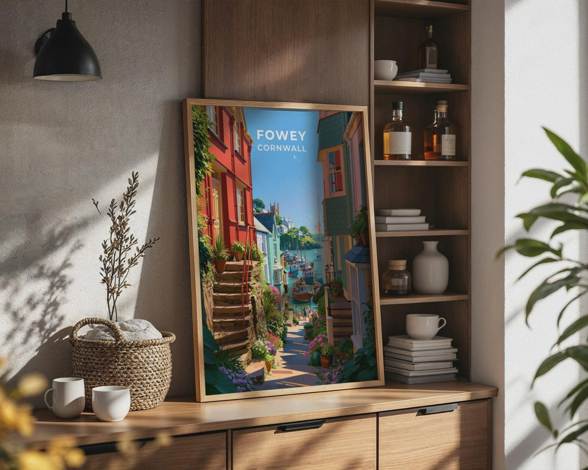 Fowey Poster - WanderWall
