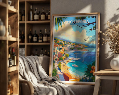 French Riviera Poster - WanderWall