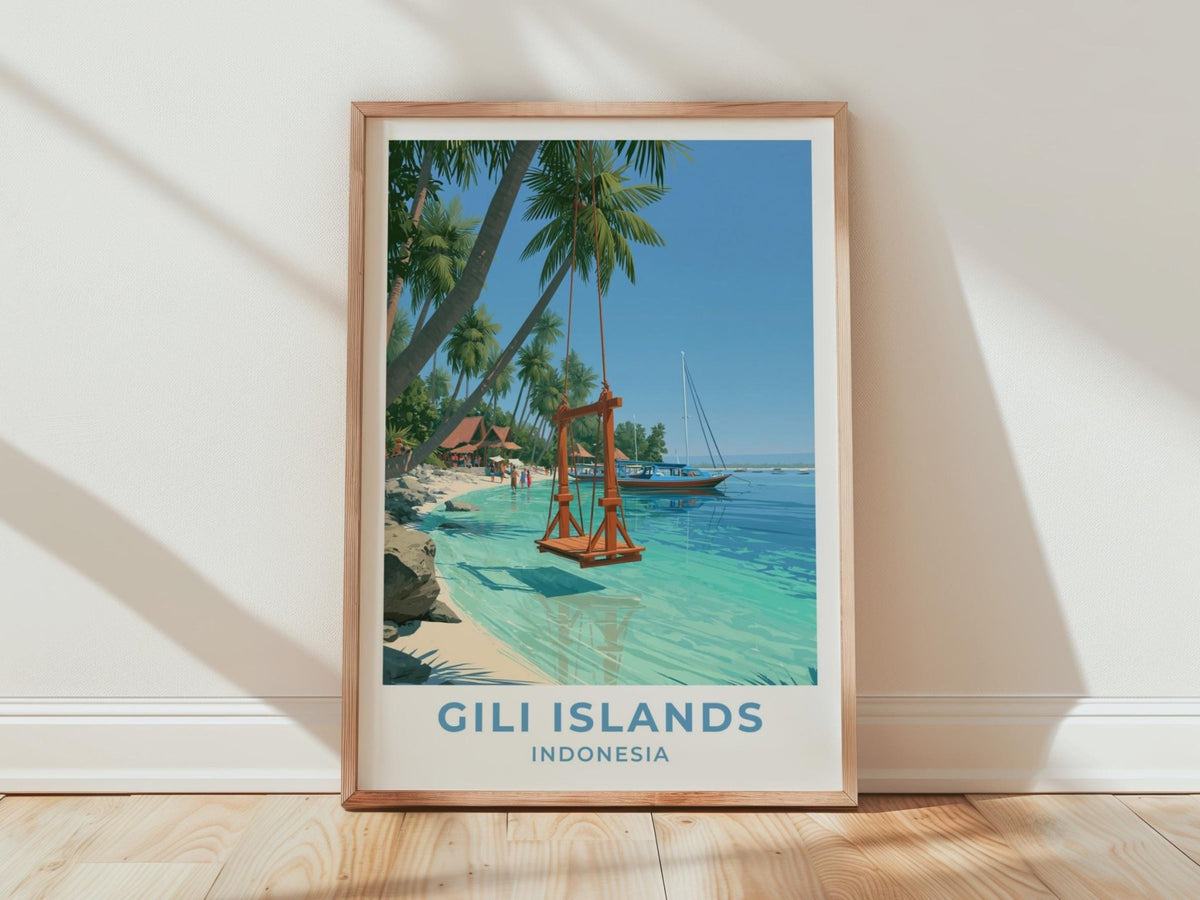 Gili Islands Poster - WanderWall
