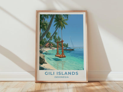 Gili Islands Poster - WanderWall