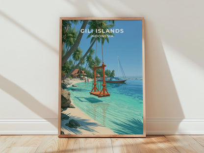 Gili Islands Poster - WanderWall