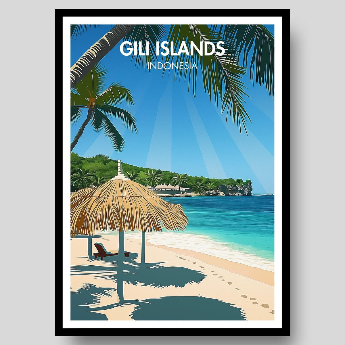 Gili Islands Poster - WanderWall