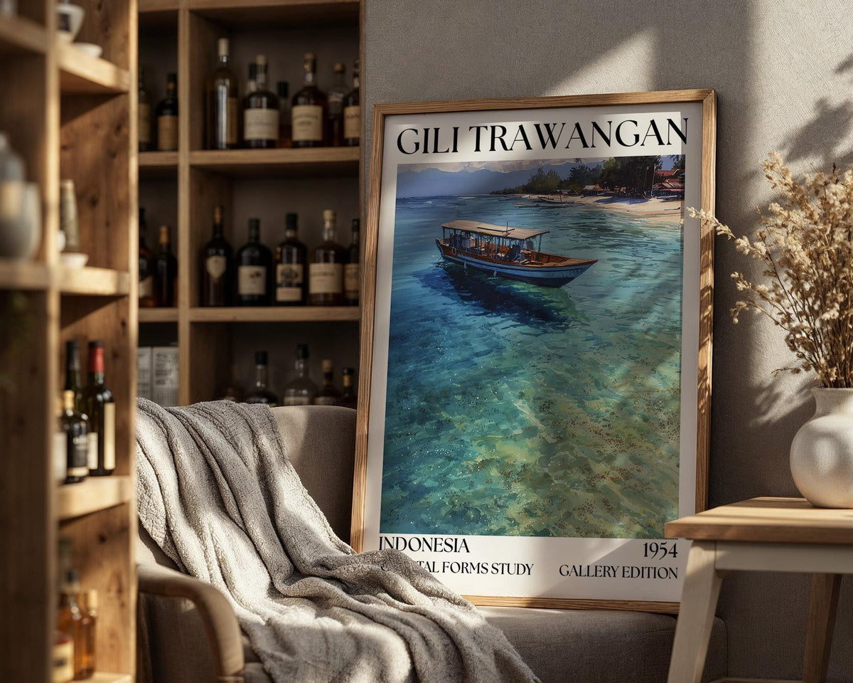 Gili Trawangan Gallery Edition Poster - WanderWall