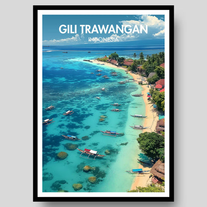 Gili Trawangan Poster - WanderWall