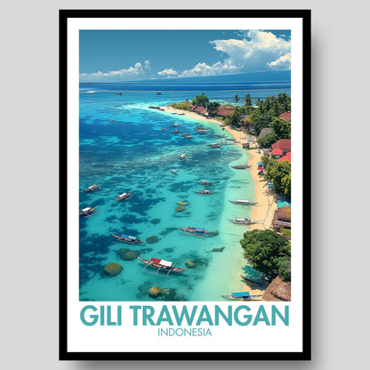 Gili Trawangan Poster - WanderWall