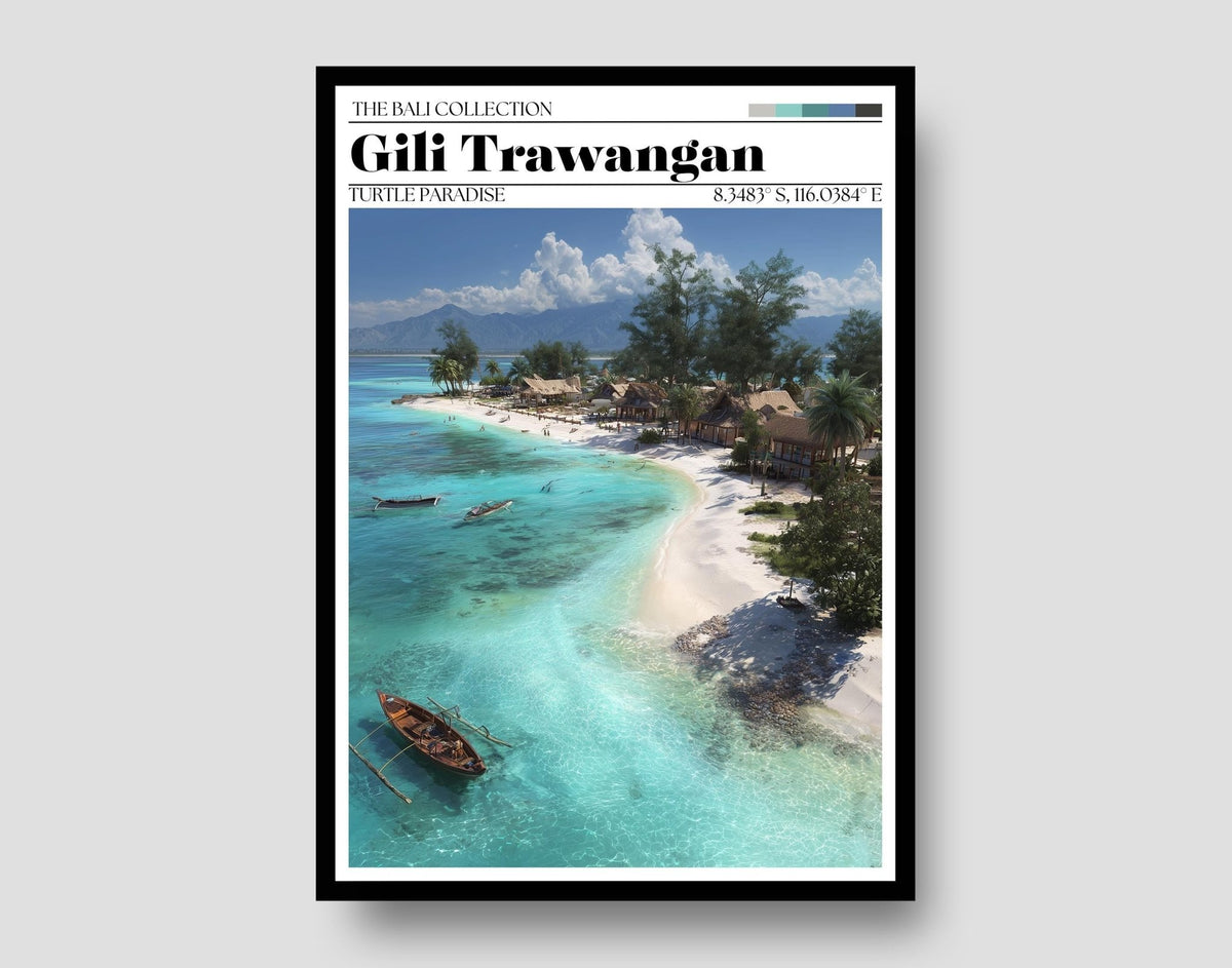 Gili Trawangan Poster - WanderWall