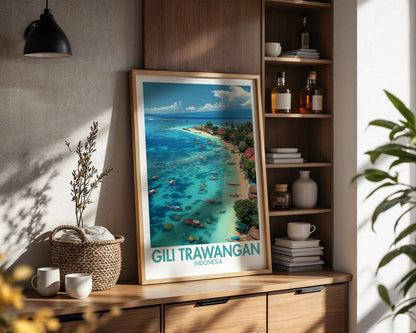 Gili Trawangan Poster - WanderWall
