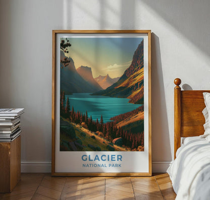 Glacier National Park Poster - WanderWall