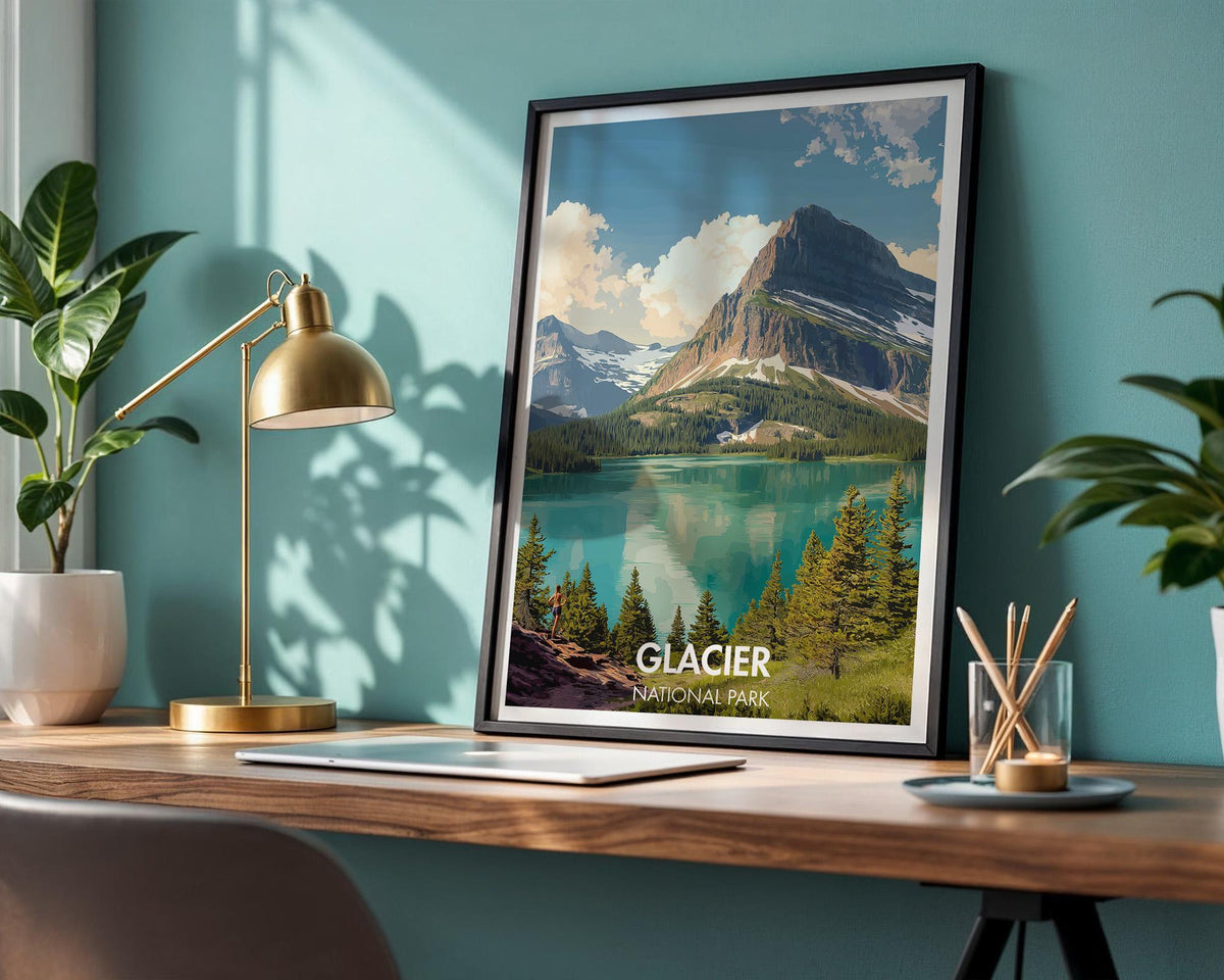 Glacier National Park Poster - WanderWall