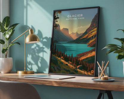 Glacier National Park Poster - WanderWall