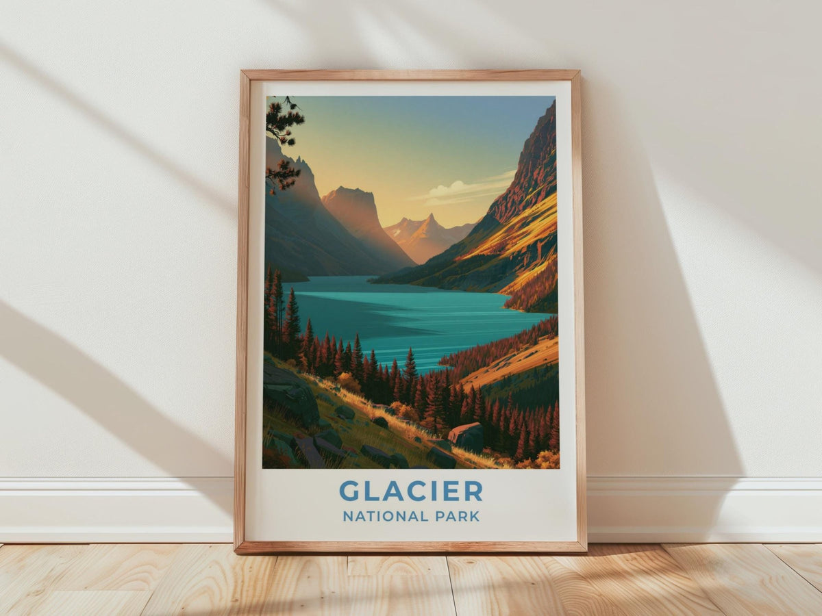 Glacier National Park Poster - WanderWall