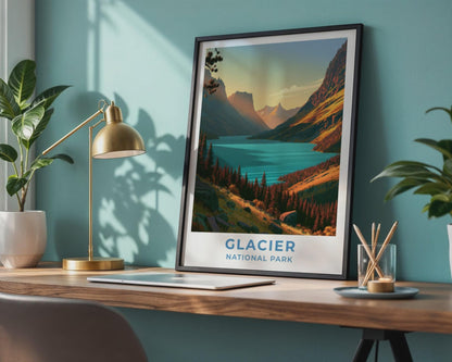 Glacier National Park Poster - WanderWall