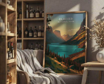 Glacier National Park Poster - WanderWall