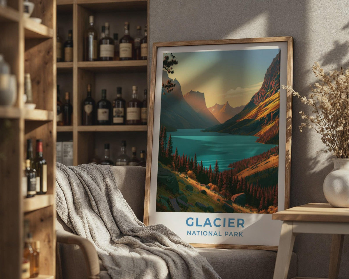 Glacier National Park Poster - WanderWall