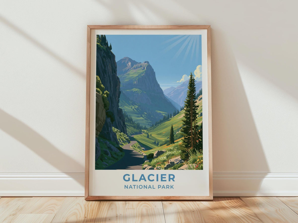 Glacier National Park Poster - WanderWall