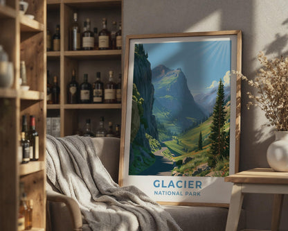 Glacier National Park Poster - WanderWall