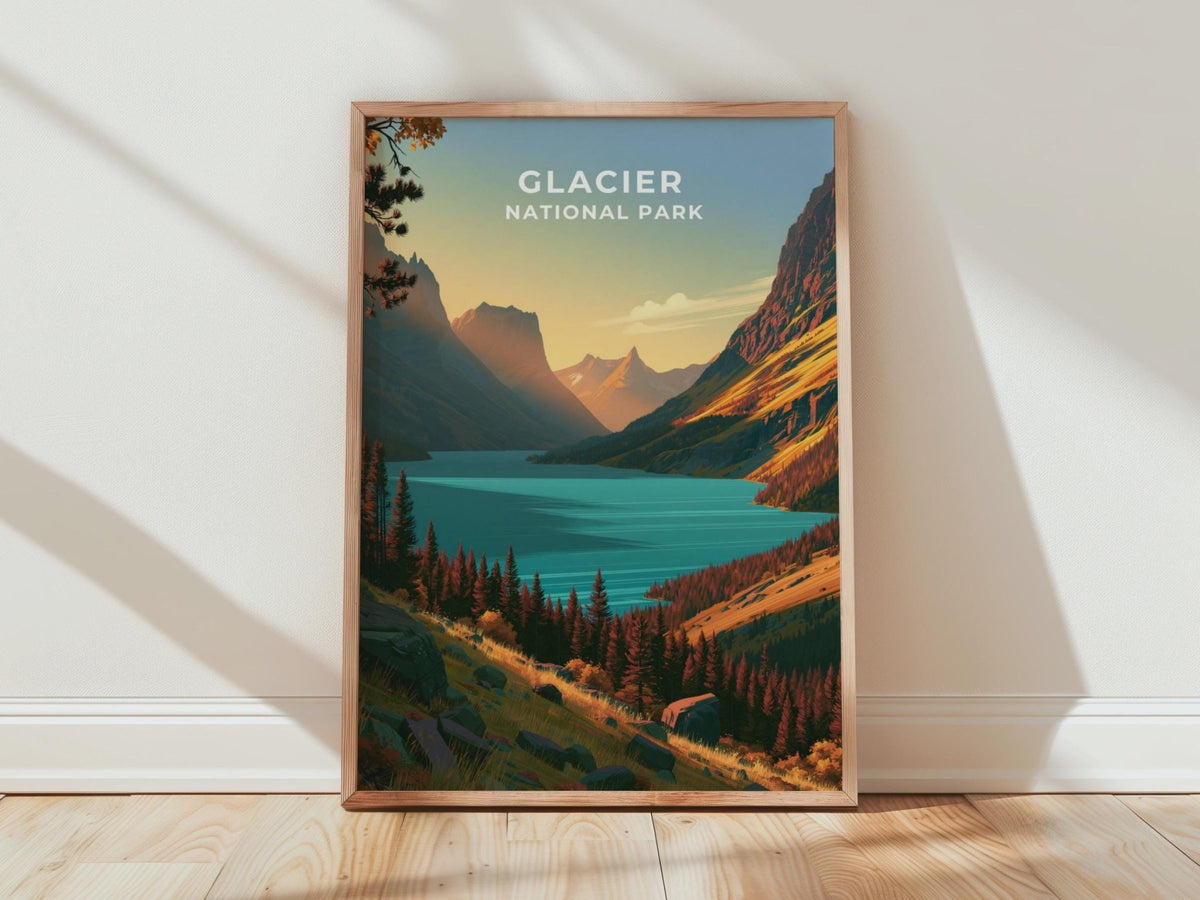 Glacier National Park Poster - WanderWall