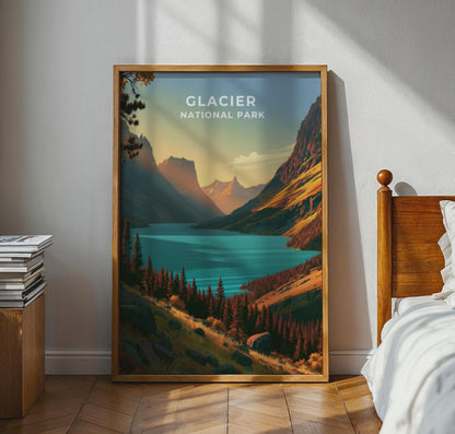 Glacier National Park Poster - WanderWall
