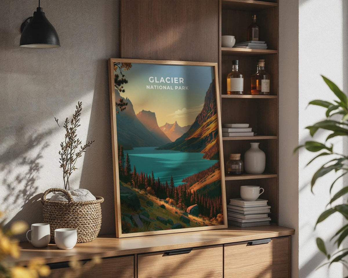 Glacier National Park Poster - WanderWall