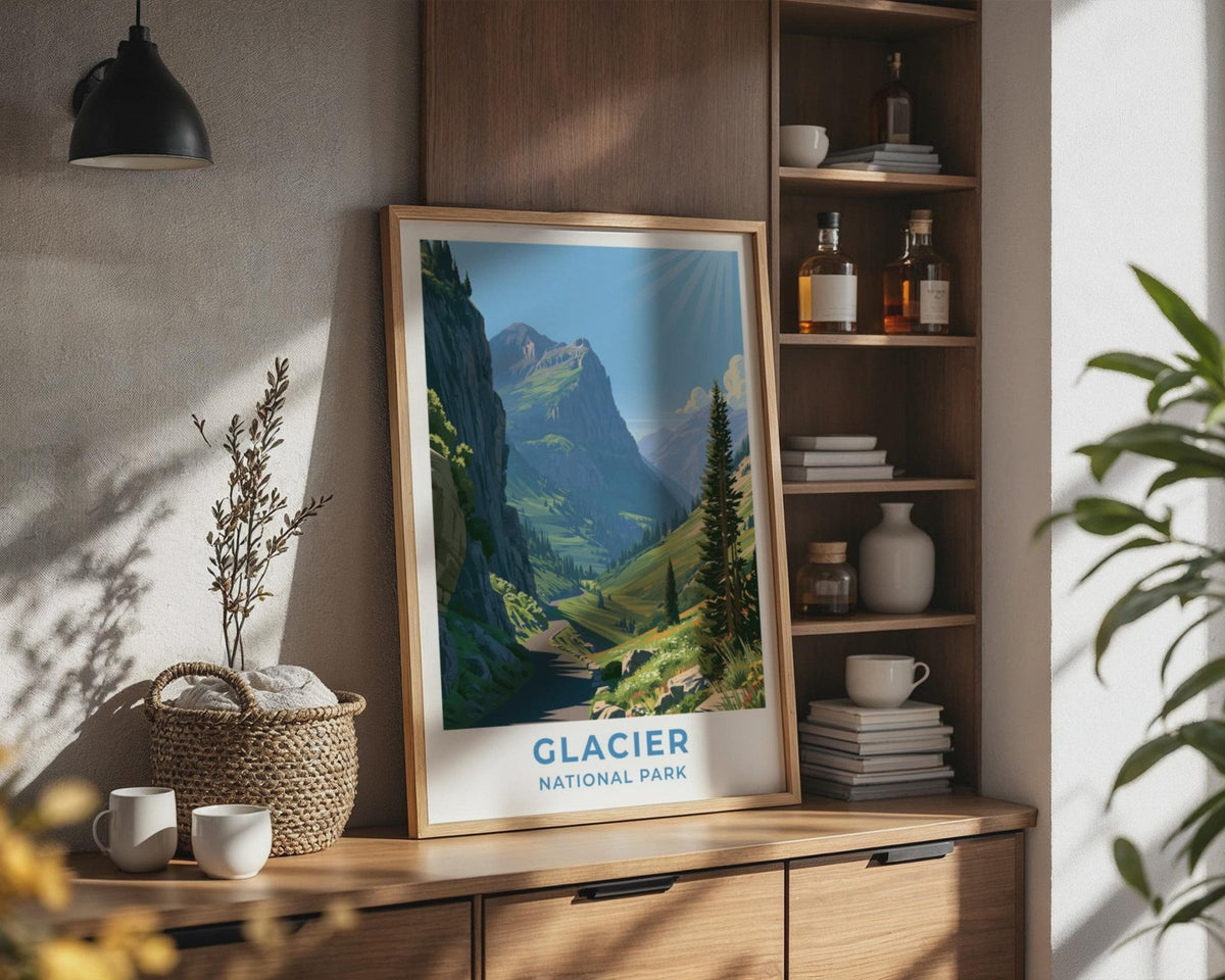 Glacier National Park Poster - WanderWall