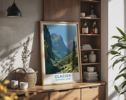 Glacier National Park Poster - WanderWall