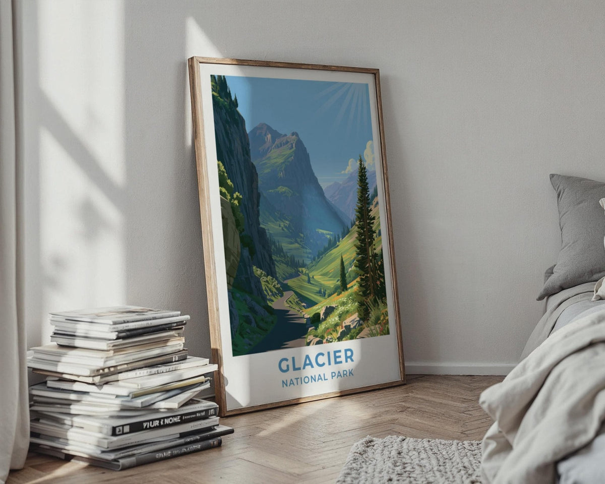 Glacier National Park Poster - WanderWall