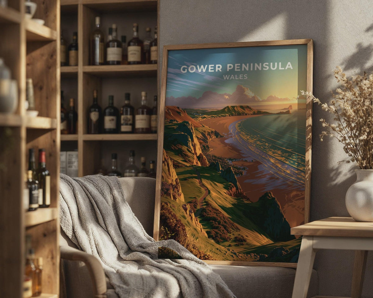 Gower Peninsula Poster - WanderWall