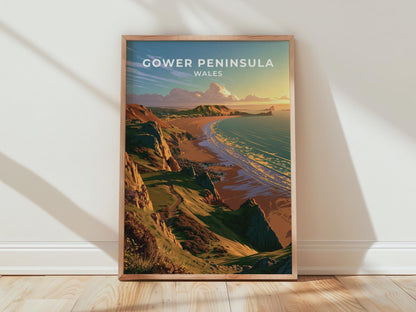 Gower Peninsula Poster - WanderWall