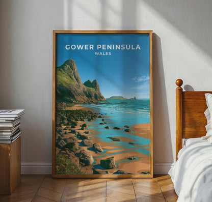 Gower Peninsula Poster - WanderWall