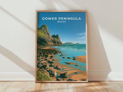 Gower Peninsula Poster - WanderWall