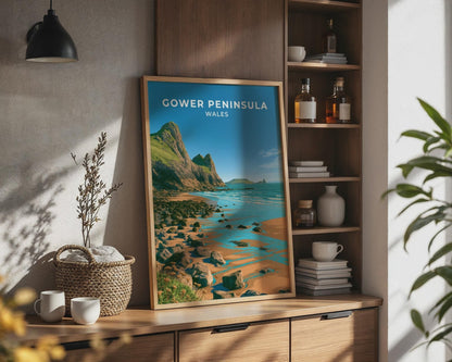 Gower Peninsula Poster - WanderWall