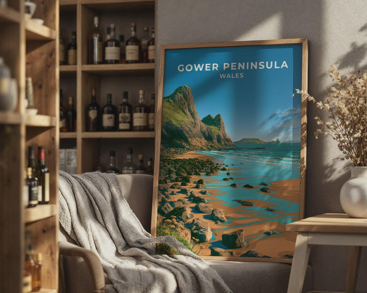 Gower Peninsula Poster - WanderWall