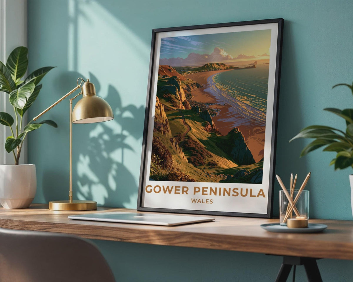 Gower Peninsula Poster - WanderWall