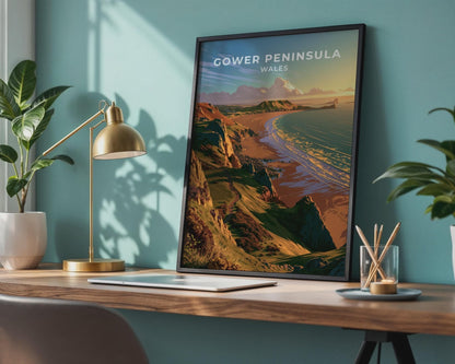 Gower Peninsula Poster - WanderWall