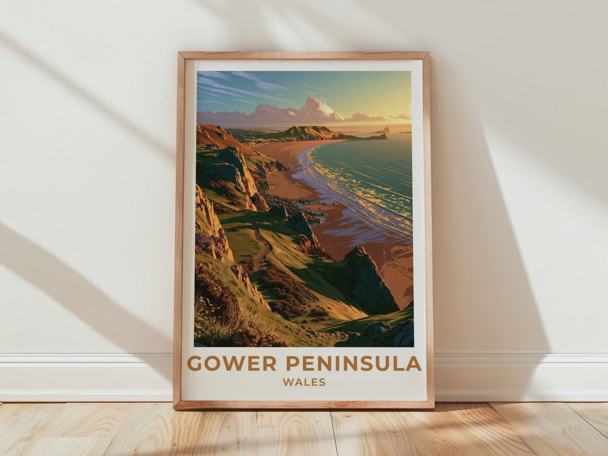 Gower Peninsula Poster - WanderWall