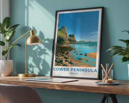 Gower Peninsula Poster - WanderWall
