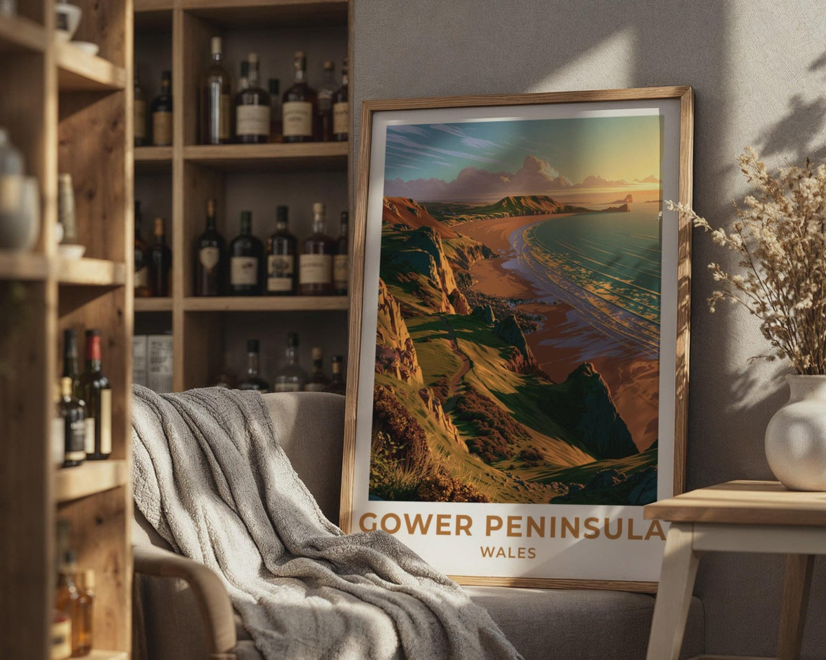 Gower Peninsula Poster - WanderWall