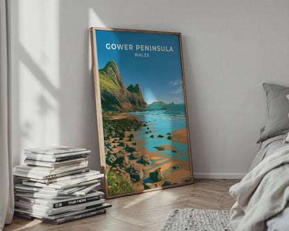 Gower Peninsula Poster - WanderWall