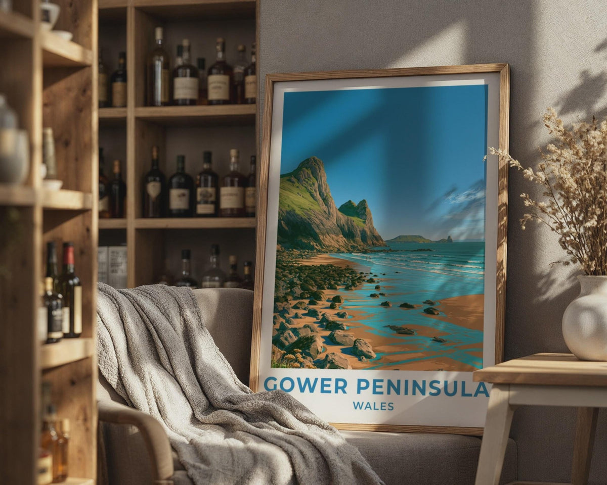 Gower Peninsula Poster - WanderWall
